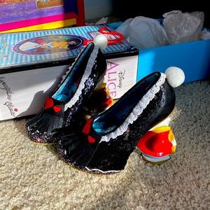 Irregular choice Alice in wonderland high heels